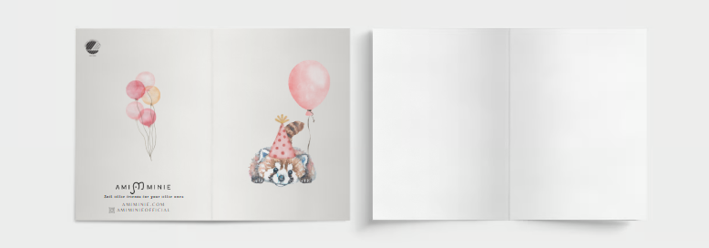 Card • Rae the red panda