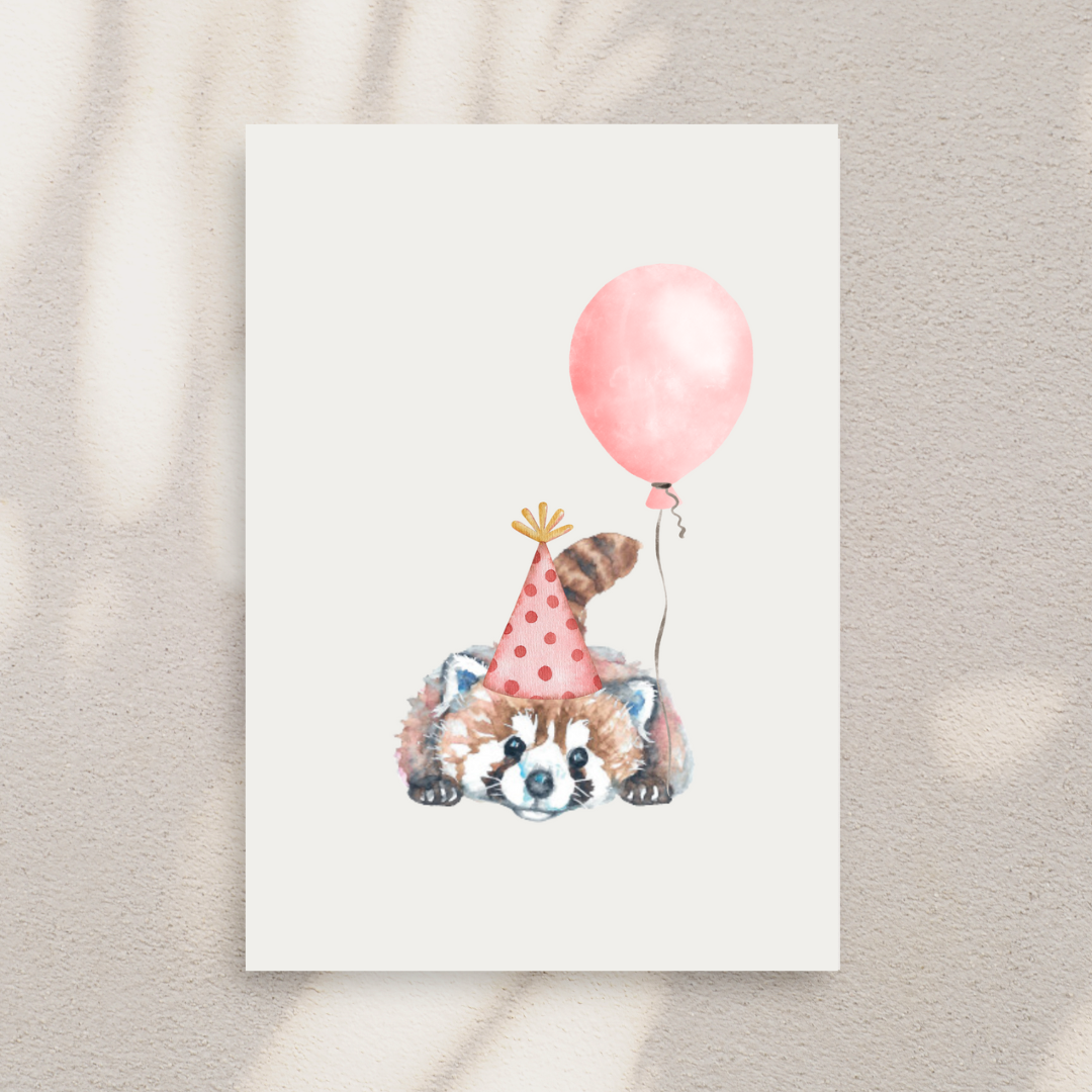 Card • Rae the red panda
